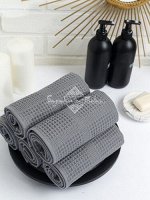 Полотенце вафельное, г/к, 300 гр/м2, 35х75, арт. CW 35-75, цвет: 910-Серый,