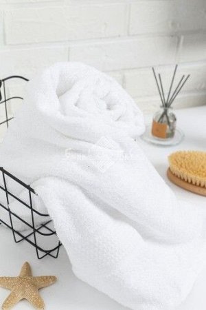 Полотенце махровое, г/к, 70х140, арт. 70-140 BS, 460 гр/м2, цвет: 024-белый,
