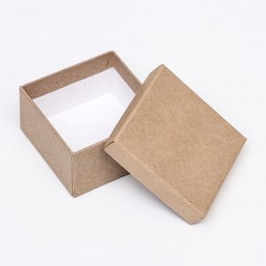 Набор коробок квадратных 10 в 1 крафт,24.5x24.5x11.5 - 6.5x6.5x4 см.
