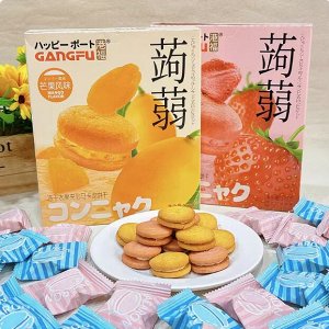 Печенье бисквит с начинкой gangfu 132гр