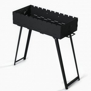Мангал с ножками FIREGRILL, 74.7x37.5x72.3 см, 2 мм, длина жаровни 65 см
