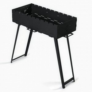 Мангал с ножками FIREGRILL, 74.7x37.5x72.3 см, 2 мм, длина жаровни 65 см