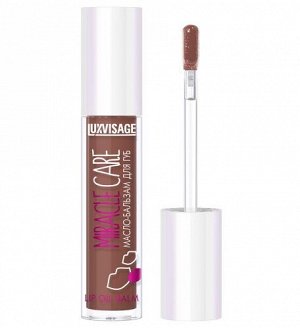 LUXVISAGE Масло-бальзам для губ MIRACLE CARE тон 107   Double chocolate 3.4г НОВИНКА!