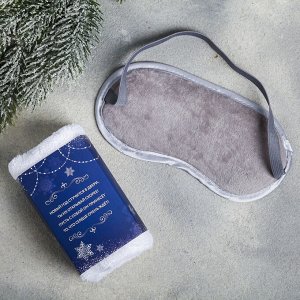 Подарочный набор "Чудес в Новом году!": гель для душа, крем для рук, маска для сна, полотенце