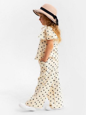 Брюки из муслина для девочки KAFTAN «Сердечки».