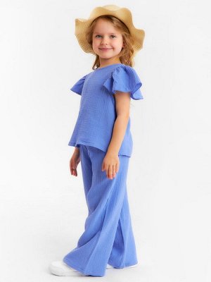 Брюки из муслина для девочки KAFTAN.