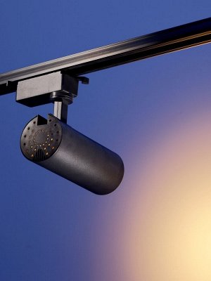 Трековый светильник Luazon lighting, TSL-012, 20 Вт, 1400 Лм, 2800K, чёрный, свечение тёплое белое