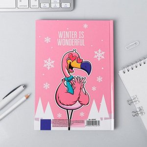 Ежедневник Зимняя коллекция Winter Paradise, формат А5, 80 листов