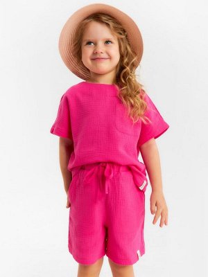 Шорты из муслина для девочек KAFTAN.