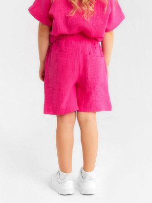 Шорты из муслина для девочек KAFTAN.