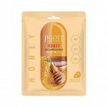 Jigott Ампульная тканевая маска с прополисом и мёдом / Honey Real Ampoule Mask, 27 мл