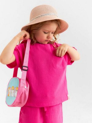 Топ из муслина для девочки KAFTAN.