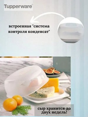 Сырница Кроха белая 1шт - Tupperware®.