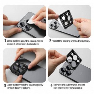 Защитное стекло на камеру для Apple Iphone 15/ 15 Plus Nillkin CLRFILM