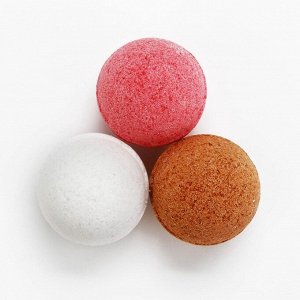 Бомбочки для ванны «На релаксе», 3x40 г, микс ароматов, Beauty Fox