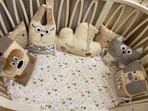 Бортики в детскую кроватку