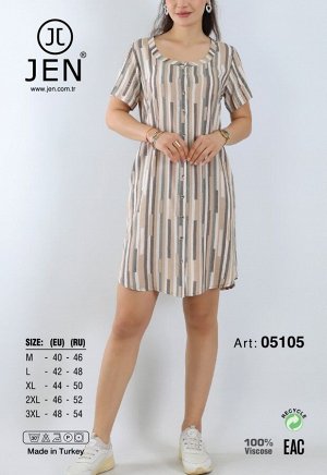 Jen 05105 халат M, L, XL, 2XL, 3XL