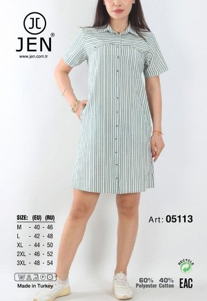 Jen 05113 халат M, L, XL, 2XL, 3XL