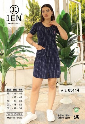 Jen 05114 халат M, L, XL, 3XL