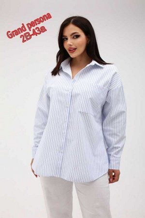 Женская рубашка. Ткань: Хлопок Размер XL-46-48-50 , XXL-52-54-56, XXXL-58-60-62