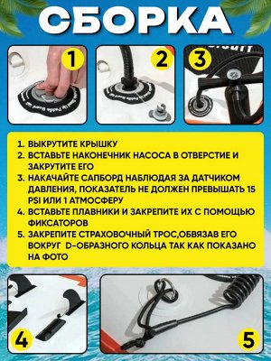 Надувная доска для SUP (САП) серфинга JS335