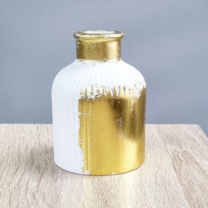 Ваза интерьерная для сухоцветов, гипс 100%