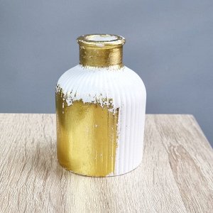 Ваза интерьерная для сухоцветов, гипс 100%