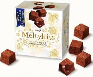 Шоколад MEIJI Melty kiss с шоколадной начинкой 60г