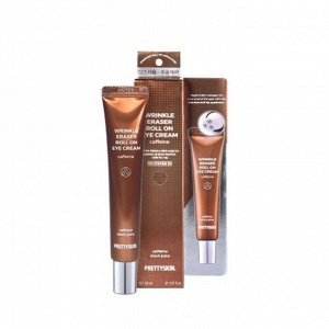 Крем-роллер для век антивозрастной с кофеином, Pretty Skin Wrinkle Eraser Roll On Eye Cream Caffeine, 30мл