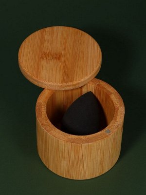 Органайзер для хранения «BAMBOO», с раздвижной крышкой, d 9 x 7 см, цвет коричневый