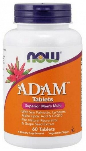 витамины для мужчин ADAM(TM) MALE MULTI 60 TABS
