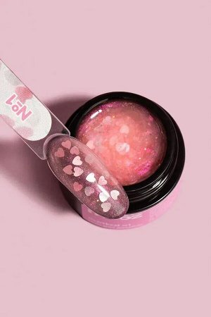 Heartbeat gel №1 гель для дизайна с сердечками