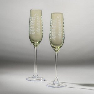 Набор бокалов для шампанского "Flora", 2 шт., 180 мл, 1 шт.