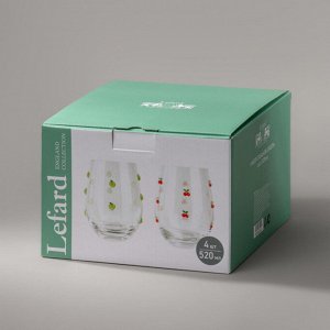 Набор стаканов "Fruity" 4 шт. по 520 мл, 1 шт.