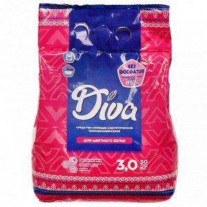 Стиральный порошок "Diva" 3000г, для цветного белья (Беларусь)