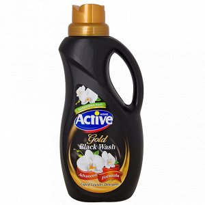 Гель для стирки черного белья "Active" 1,5л, 12х9х28см, концентрат, гипоаллергенный, "Gold Орхидея" (Иран)