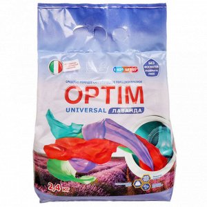 Стиральный порошок "Optim Universal" 2400г, "Лаванда" (Беларусь)
