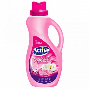 Кондиционер для белья "Active" 1,5л, 14х9х29см, концентрат, "Роза" Rose (Иран)