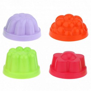 Игрушка "Формочка "Ассорти", полипропилен, набор 4шт (Россия)