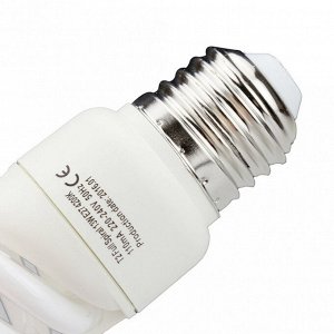 Лампочка энергосберегающая T2 Full-spiral 13W/E27/4200K/100, 65Вт (Китай)