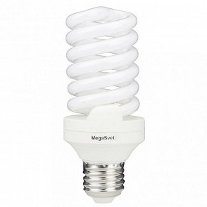 Лампочка энергосберегающая T2 Full-spiral 26W/E27/4200K/40, 130Вт (Китай)