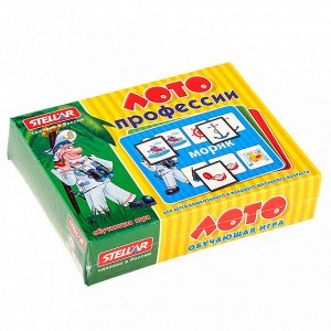 Игрушка "Лото "Профессии" 16,5х4х12,5см, полистирол, картонная коробка в ту пленке, "Stellar" (Россия)