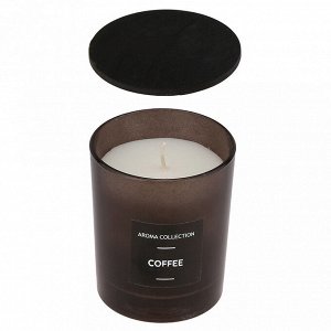 Свеча "Incense" д7см, h9см, ароматическая "Cofee", в стеклянном стакане, время горения 32 часа (Россия)
