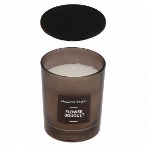 Свеча "Incense" д7см, h9см, ароматическая "Flower Bouquet", в стеклянном стакане, время горения 32 часа (Россия)