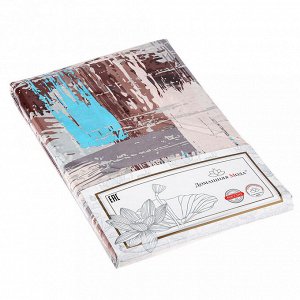 Пододеяльник на кнопках Евростандарт "Перспектива" 200х215см, поплин "Комфорт" 115г/м2, хлопок 100%, упаковка "классическая" ПВХ 28х41см, "Домашняя мода" (Россия)