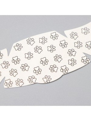 Переводная тату на тело чёрная «Веснушки. Кошачьи следы», 16x5 см