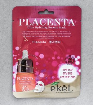 EKEL Placenta Ultra Hydrating Essence Mask Маска с экстрактом плаценты