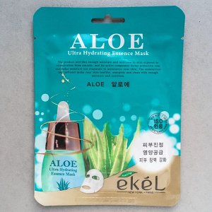 EKEL Aloe Ultra Hydrating Essence Mask Маска с экстрактом алоэ