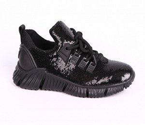 0Z0400-01-1А черный (Текстиль/Текстиль) П/ботинки женские 10п