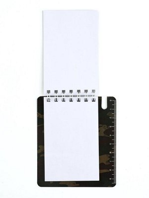 Подарочный набор, блокнот 9x10.4 см и мини-ручка «23 февраля: Герой и защитник»
